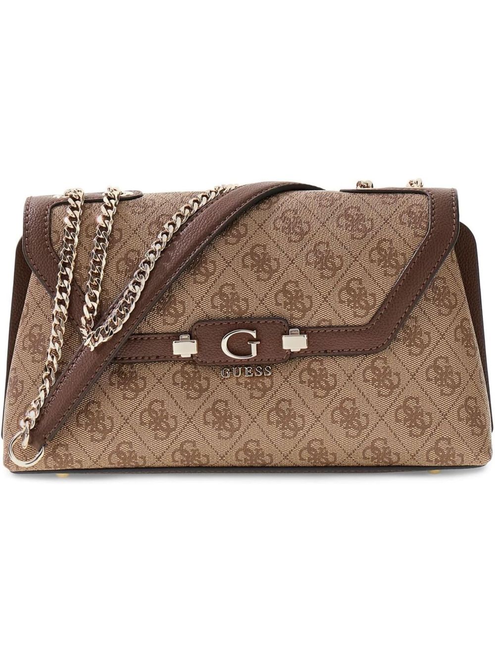 Borsa Guess LINDSEY CONVERTIBLE XBODY FLAP Donna - Marrone