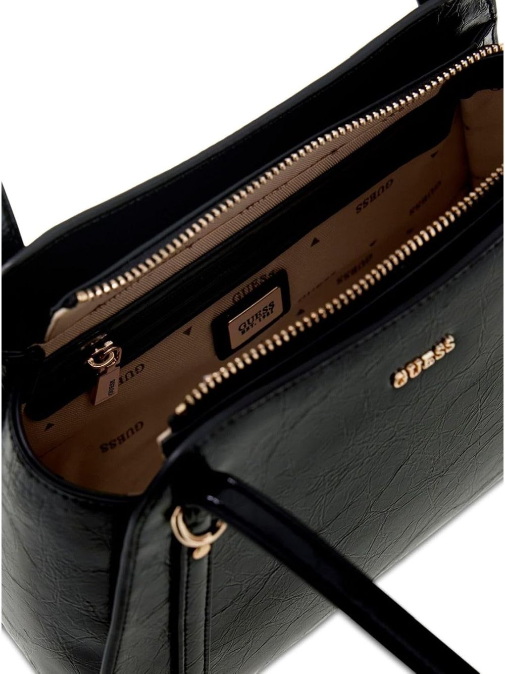 Borsa Guess XENA SATCHEL Donna - Nero