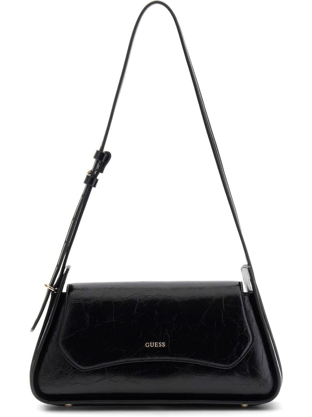 Borsa Guess XENA FLAP SHOULDER BAG Donna - Nero