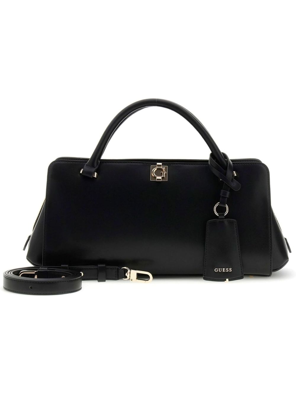 Borsa Guess AUDREY SML GIRLFRIEND SATCHEL Donna - Nero