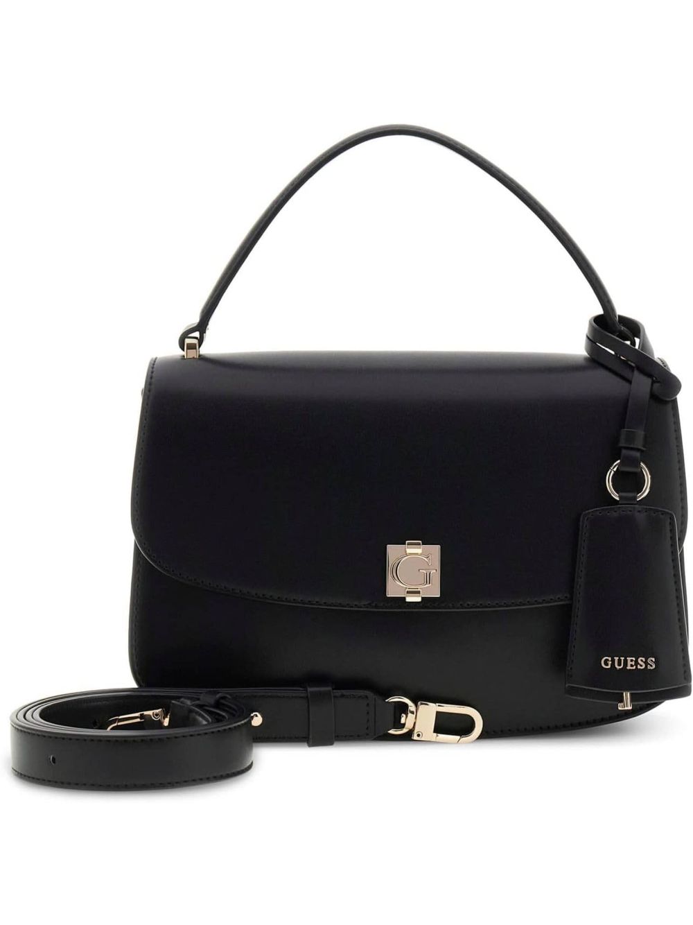 Borsa Guess AUDREY CONVERTIBLE XBODY FLAP Donna - Nero