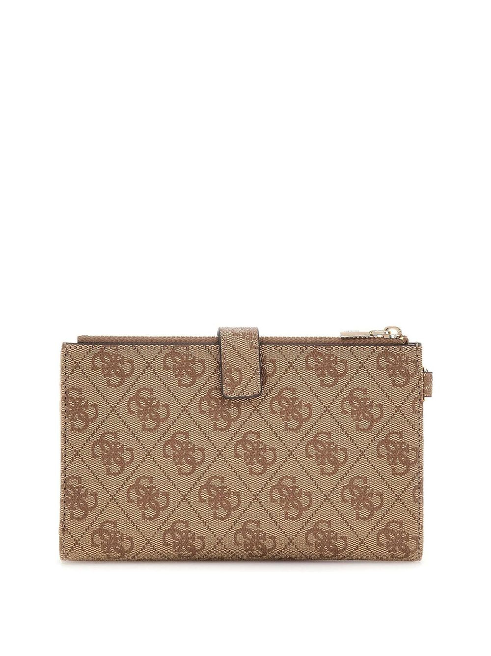 Portafoglio Guess LAUREL II SLG DBL ZIP ORGNZR Donna - Marrone
