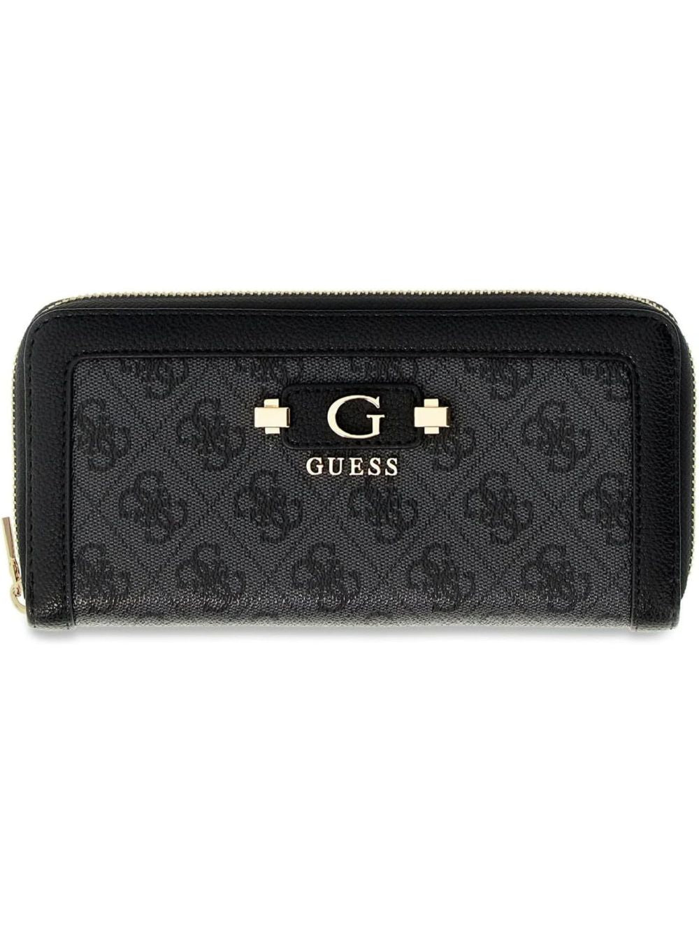 Portafoglio Guess LINDSEY SLG LARGE ZIP AROUND Donna - Nero