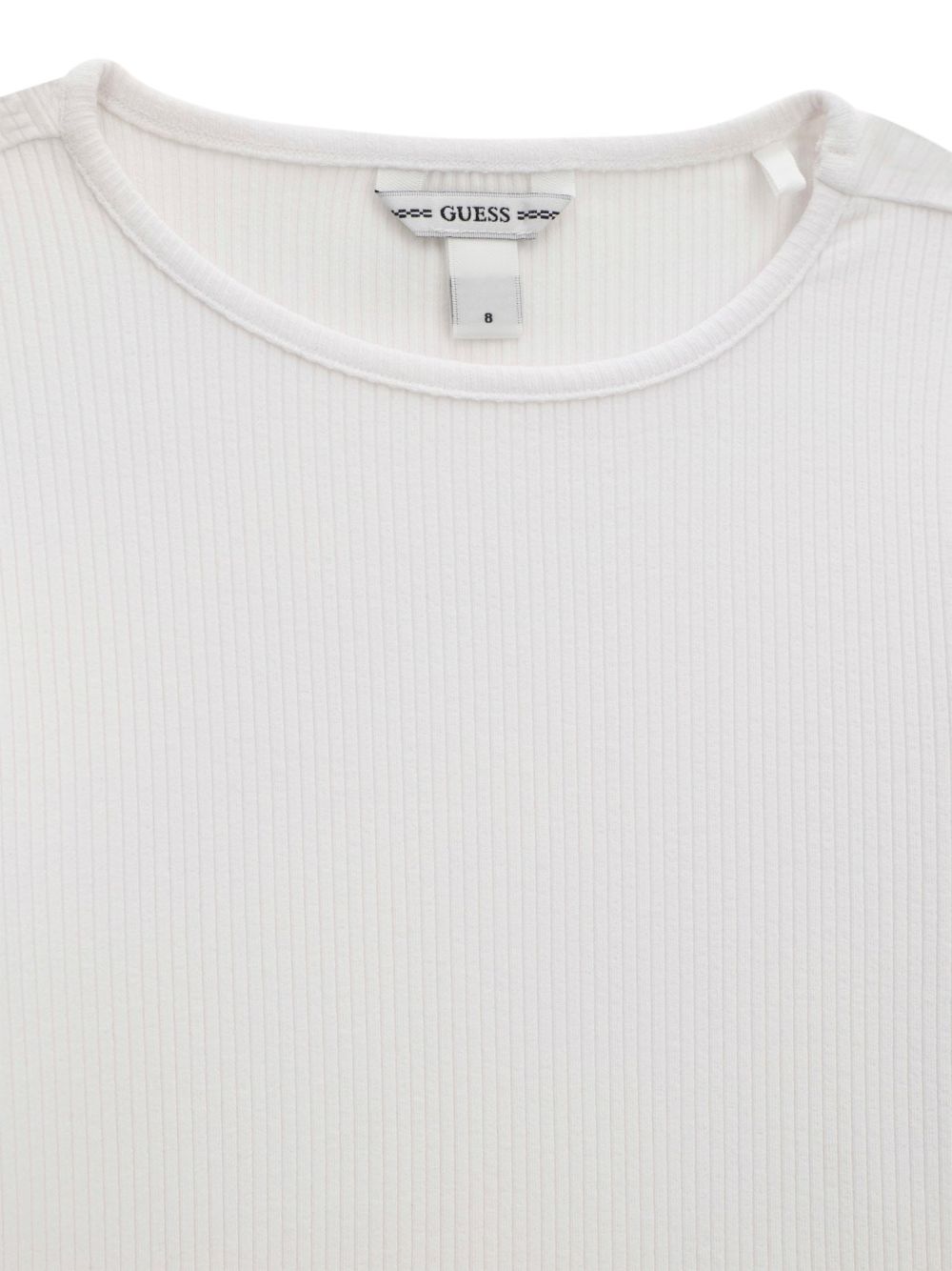 T-shirt Guess VISCOSE RIB LS T-SHIRT Bambina - Bianco