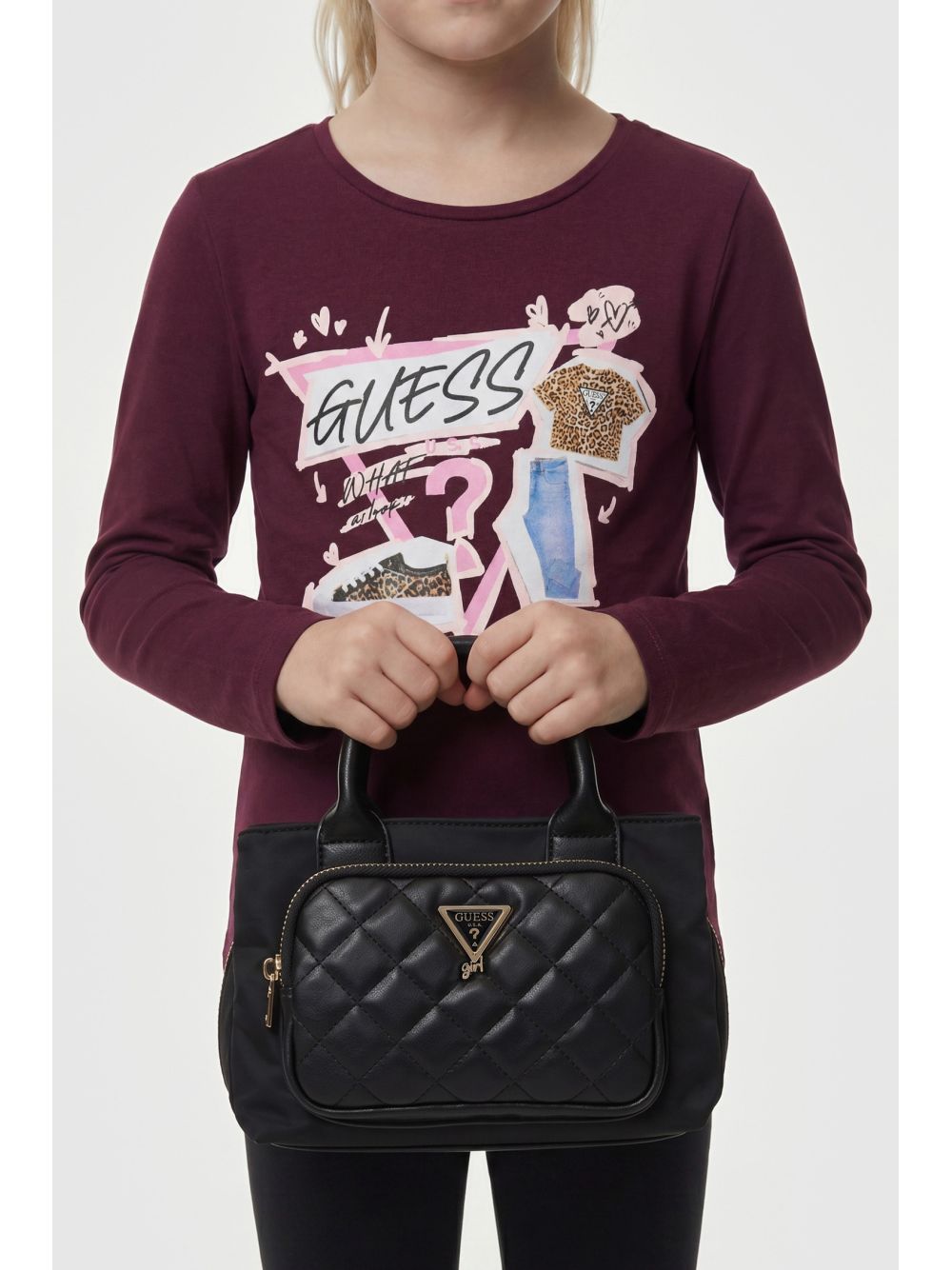 Borsa Guess TOTE BAG Bambina - Nero