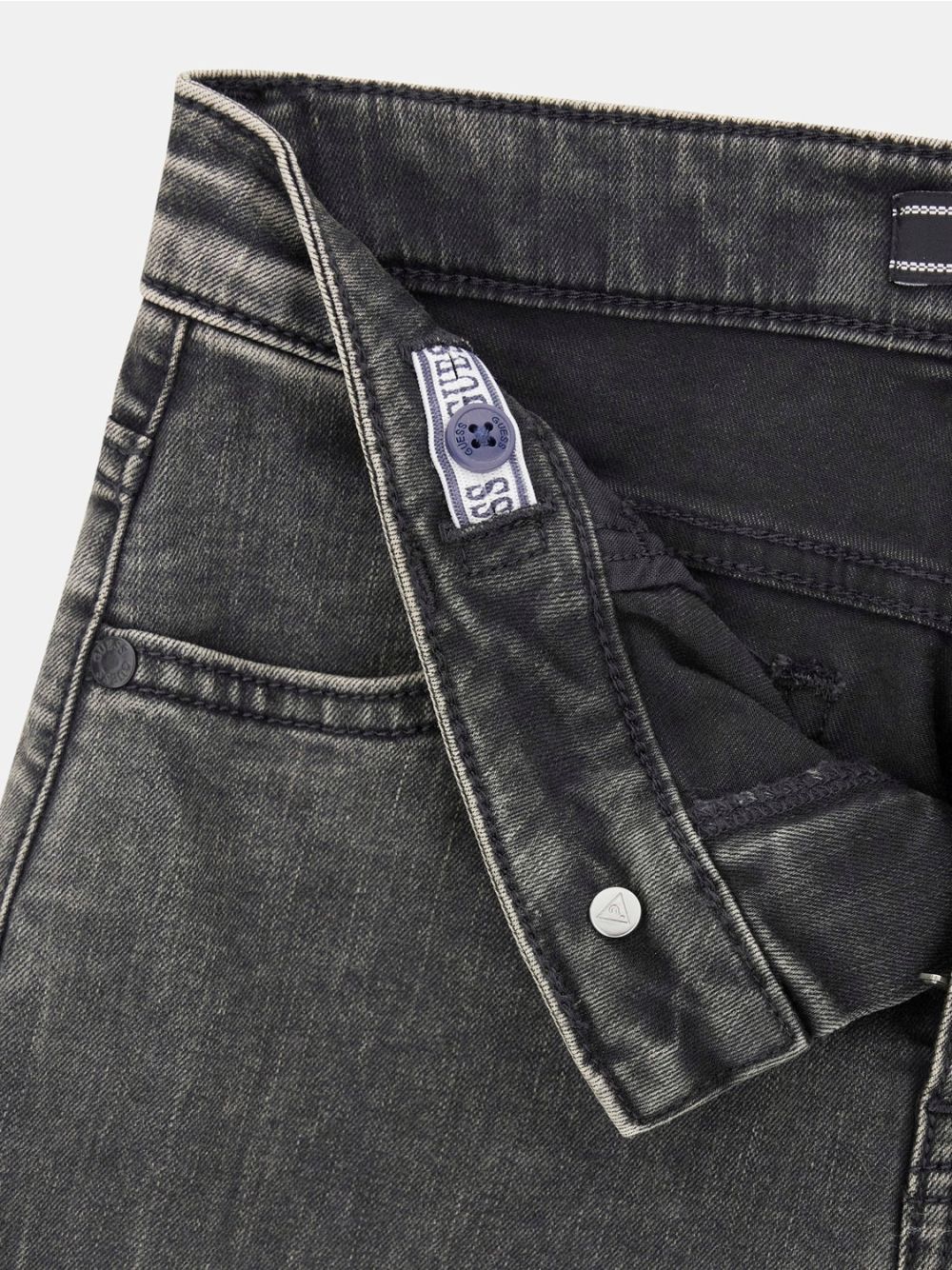 Jeans Guess OVERSIZE STRETCH Bambino - Nero