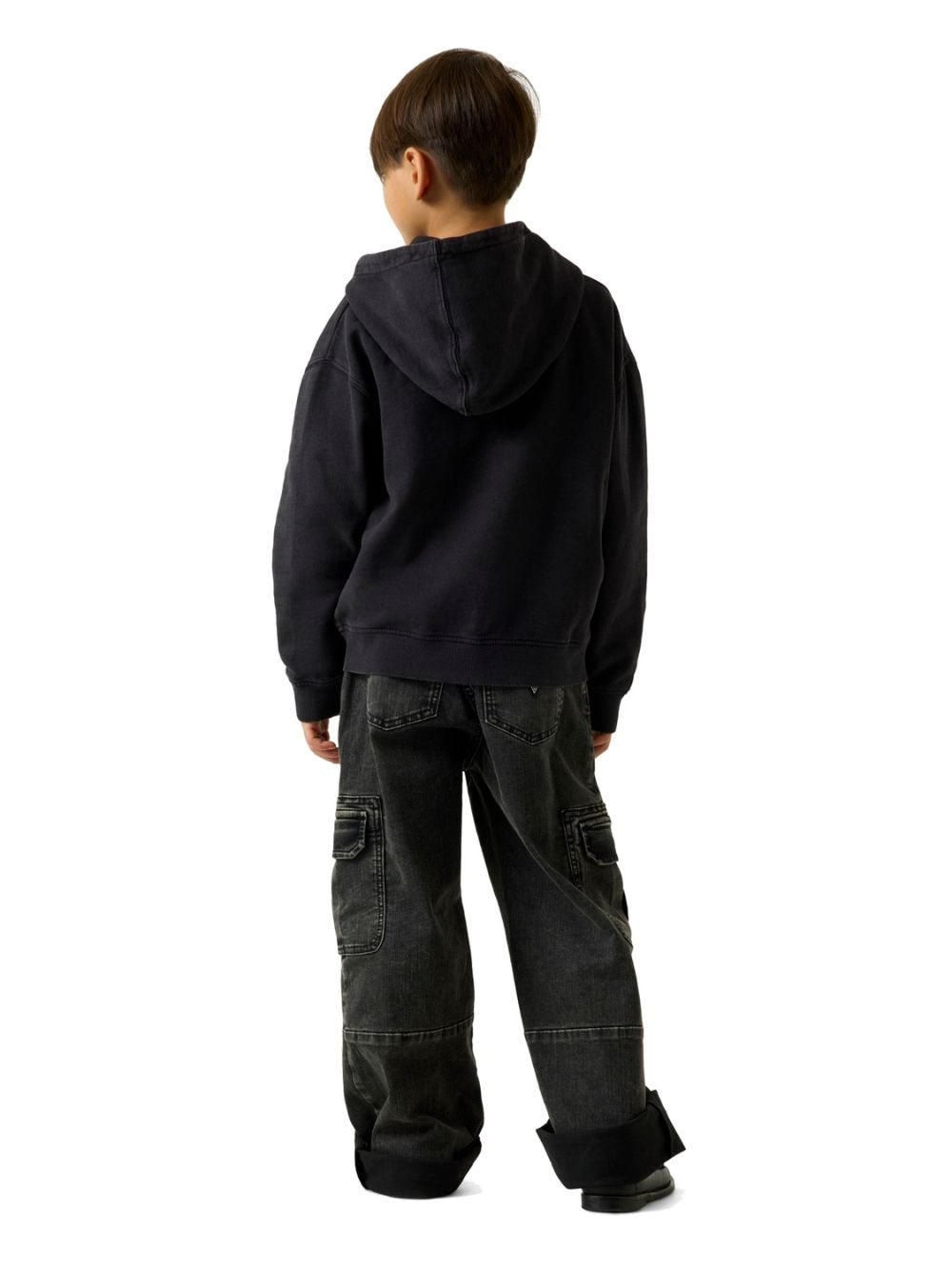 Jeans Guess OVERSIZE STRETCH Bambino - Nero