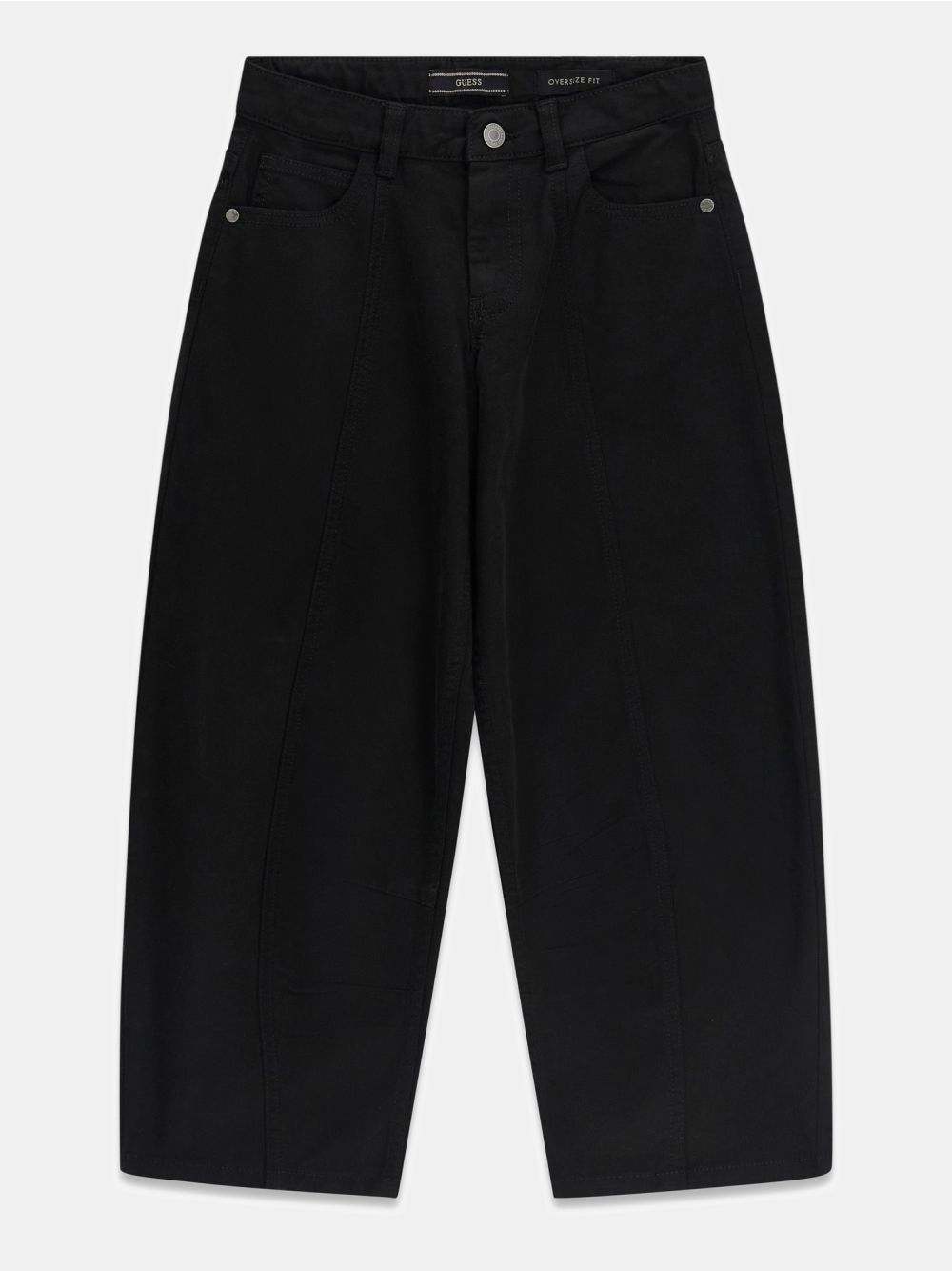 Pantalone Guess CANVAS OVERSIZE BALLOON Bambino - Nero