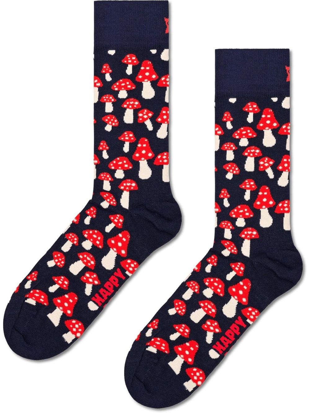 Calze Happy Socks MUSHROOM SOCK Unisex - Navy