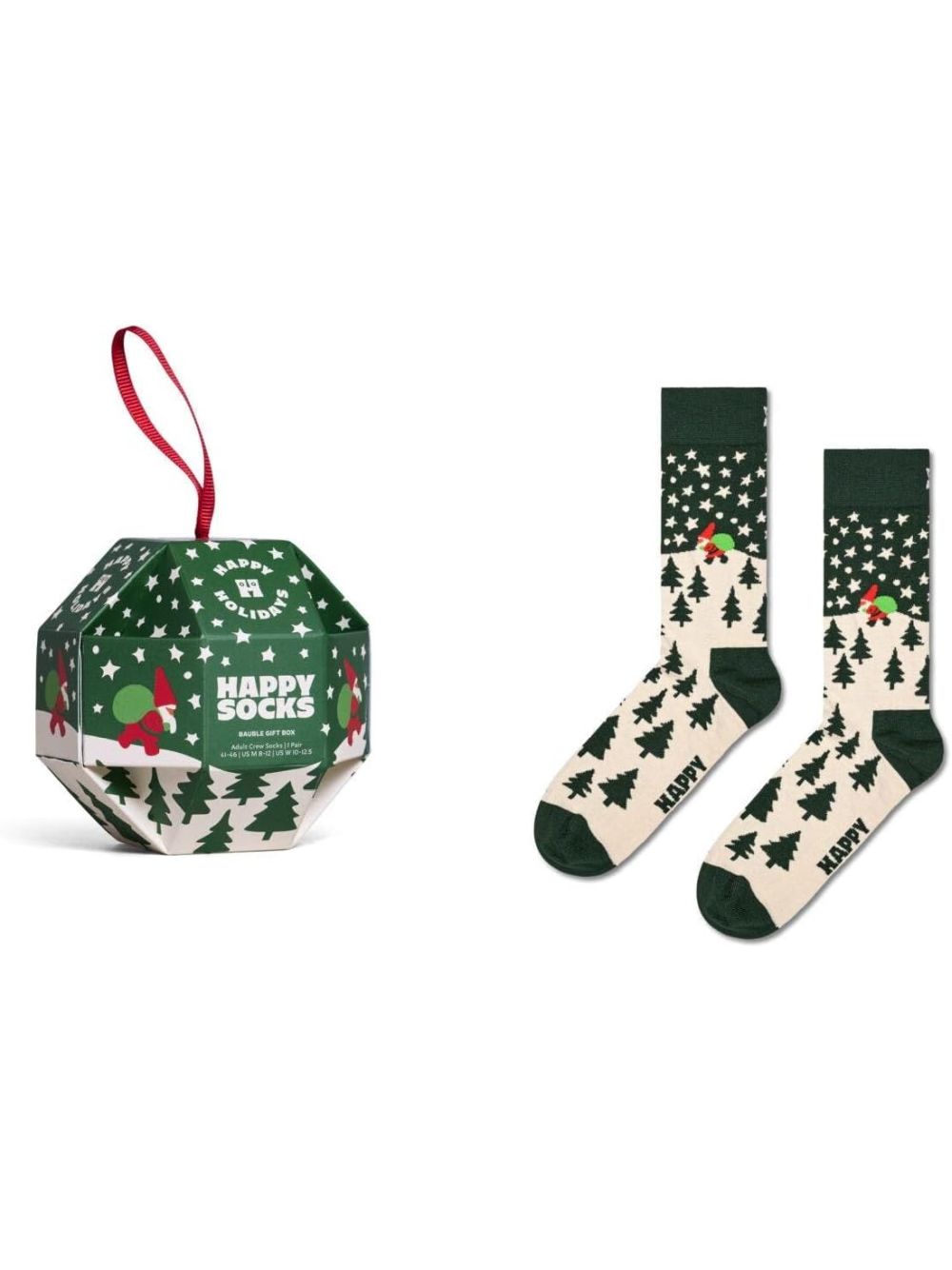 Calze Happy Socks SNOW GLOBE SOCK GIFT SET Unisex - Verde