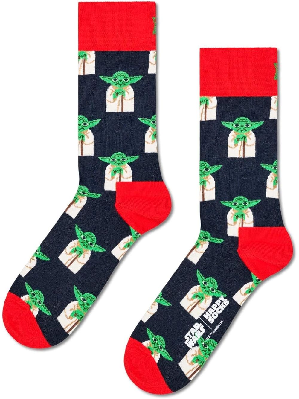 Calze Happy Socks STAR WARS MASTER YODA SOCK Unisex - Navy
