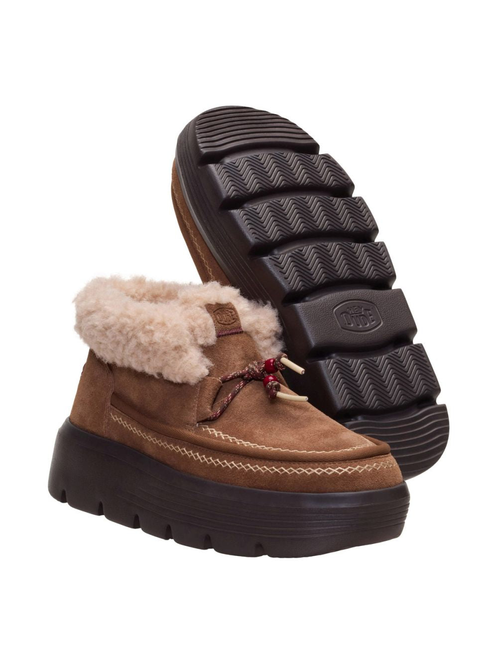Sabot Hey Dude AUSTIN EDGE LOUNGE SUEDE Donna - Marrone