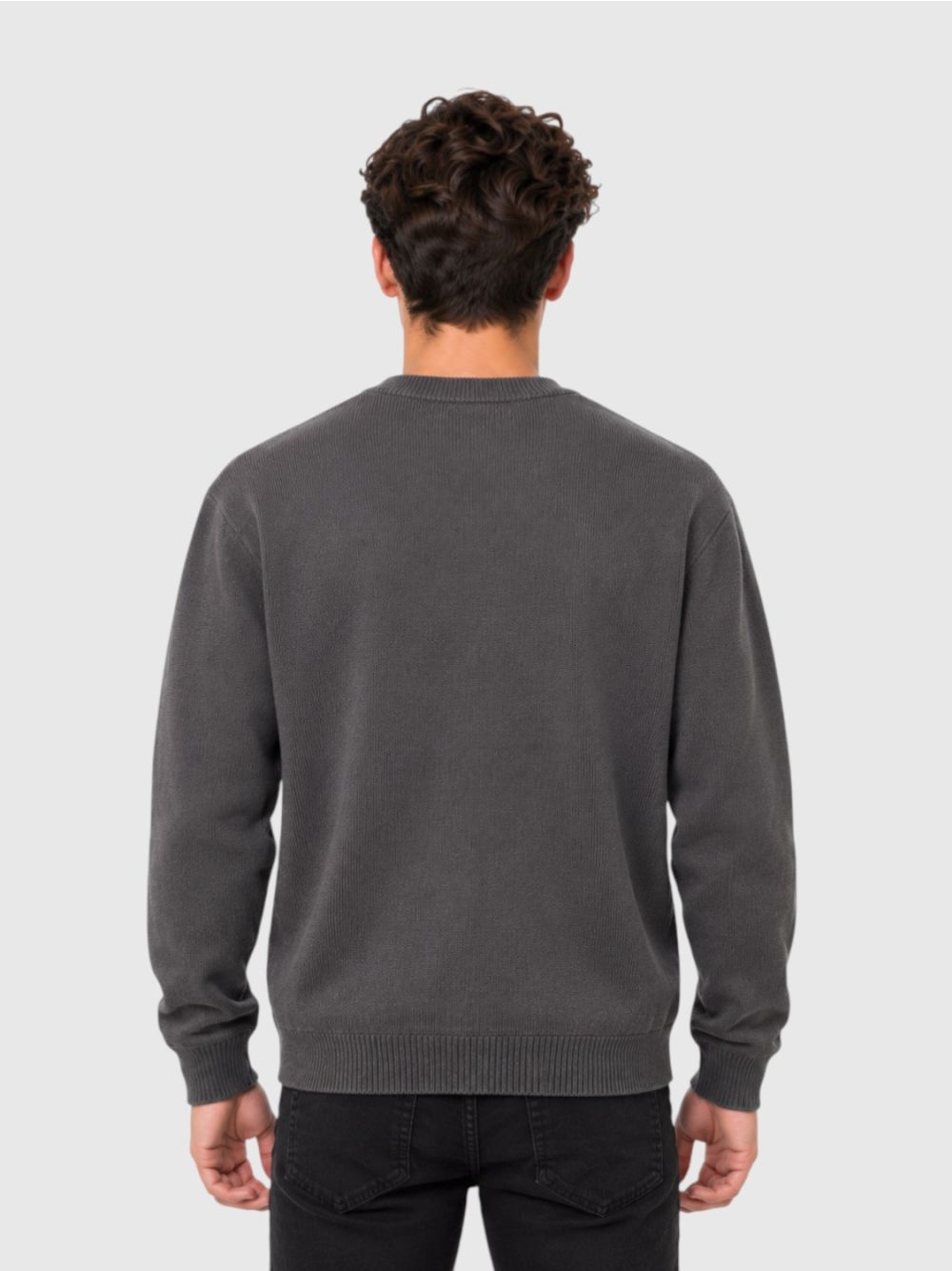 Pullover Icon LOGO GRANDE Uomo - Grigio