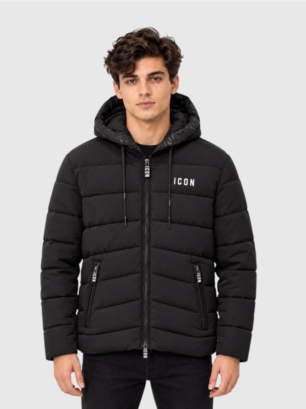 Giubbotto Icon BOMBER BASIC C/LOGO PICCOLO Uomo - Nero