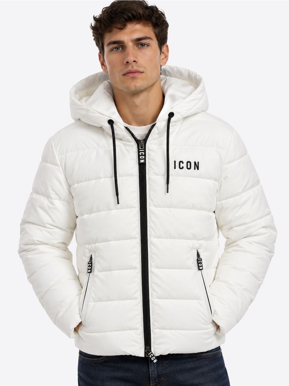 Giubbotto Icon BOMBER BASIC C/LOGO PICCOLO Uomo - Bianco