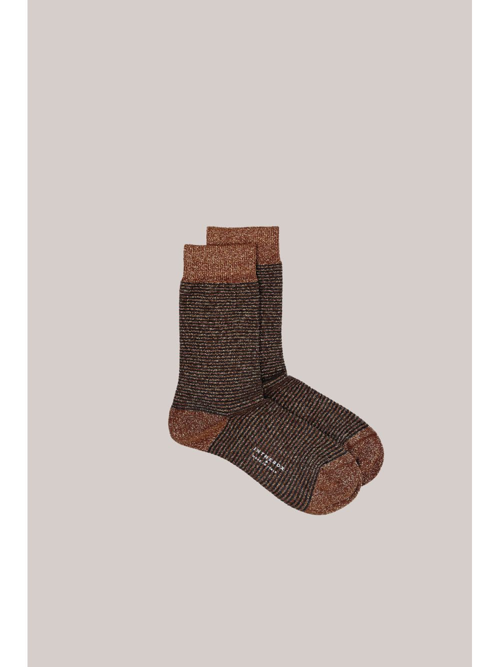 Calze In The Box WOMAN STRIPE STARDUST BICOLOR Donna - Marrone