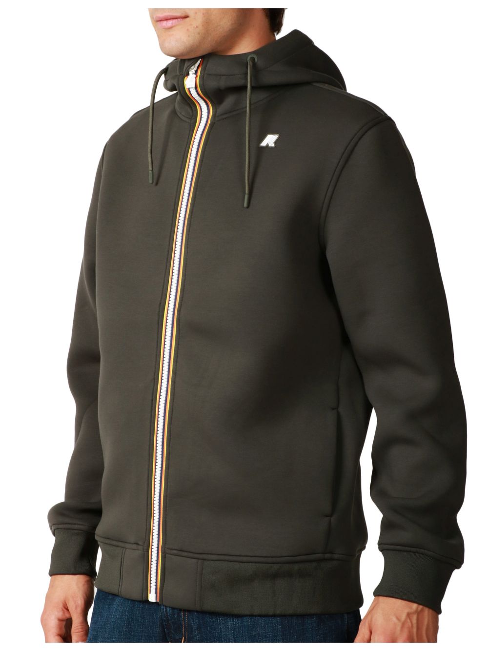 Pile K-Way RAINER SPACER Uomo - Verde