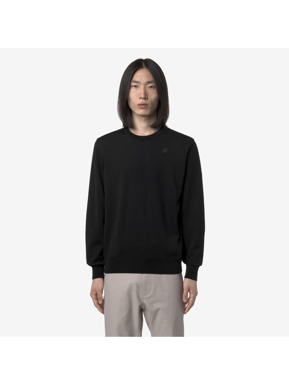 Pullover K-Way SEBASTIEN MERINO Uomo - Nero