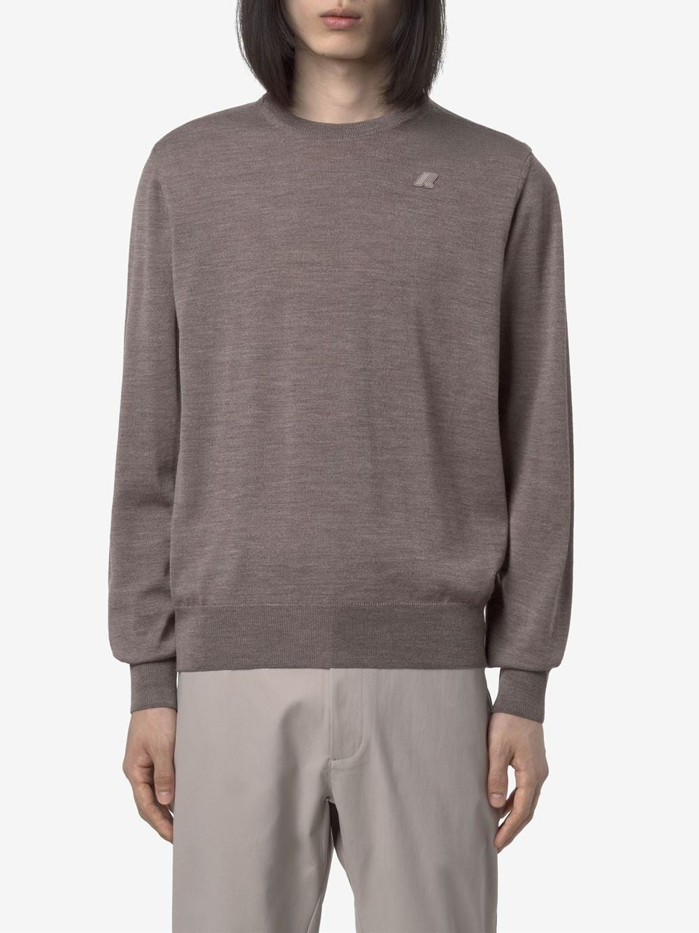 Pullover K-Way SEBASTIEN MERINO Uomo - Beige