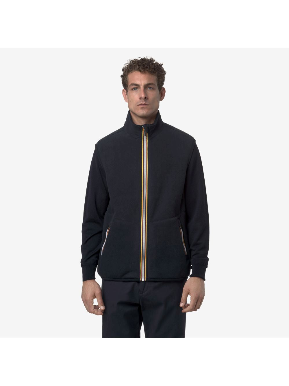 Gilet K-Way YANNICK SHERPA POLAR DOUBLE Uomo - Blu