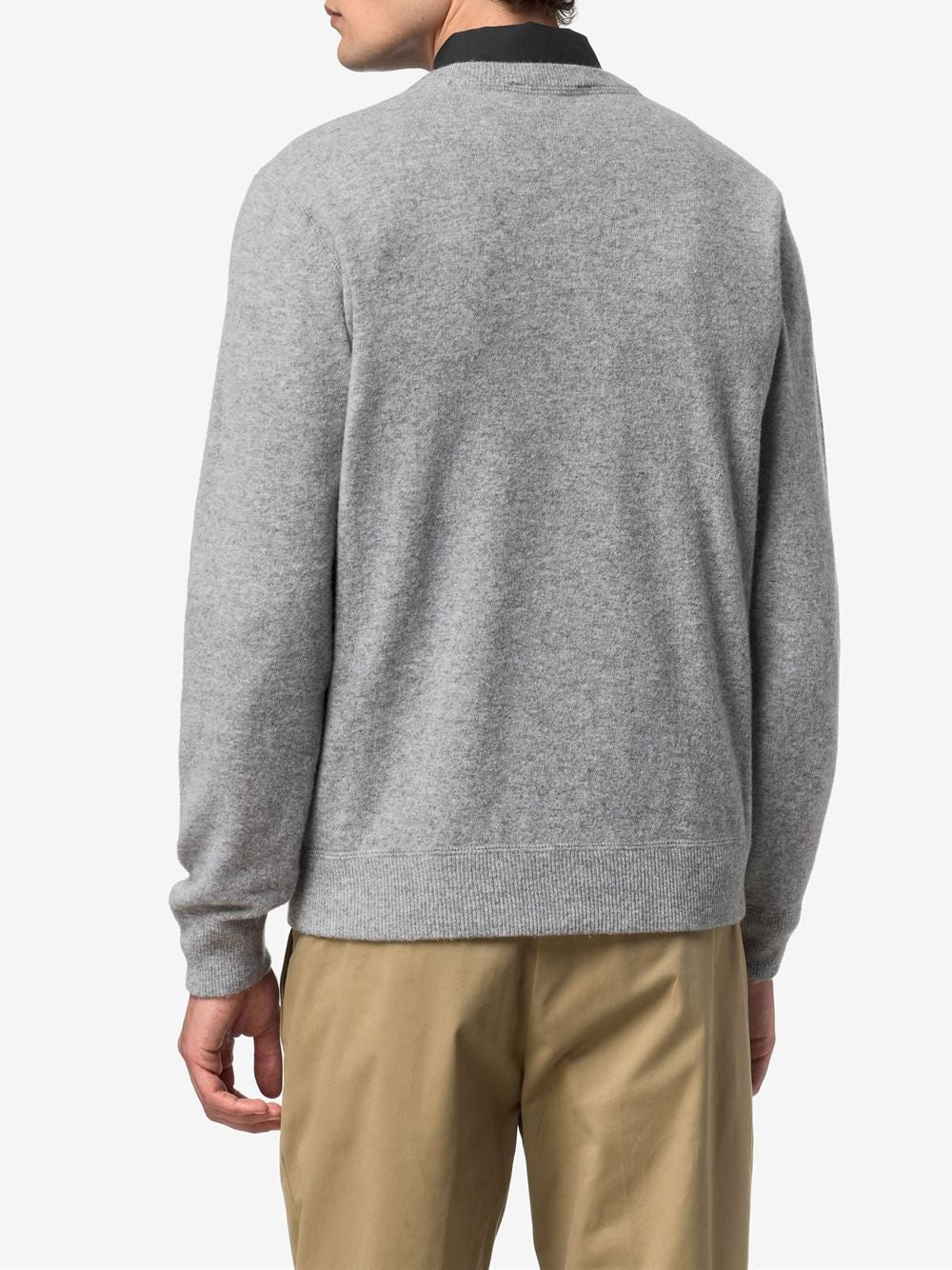 Pullover K-Way SEBASTIEN FLEECE STITCH Uomo - Argento