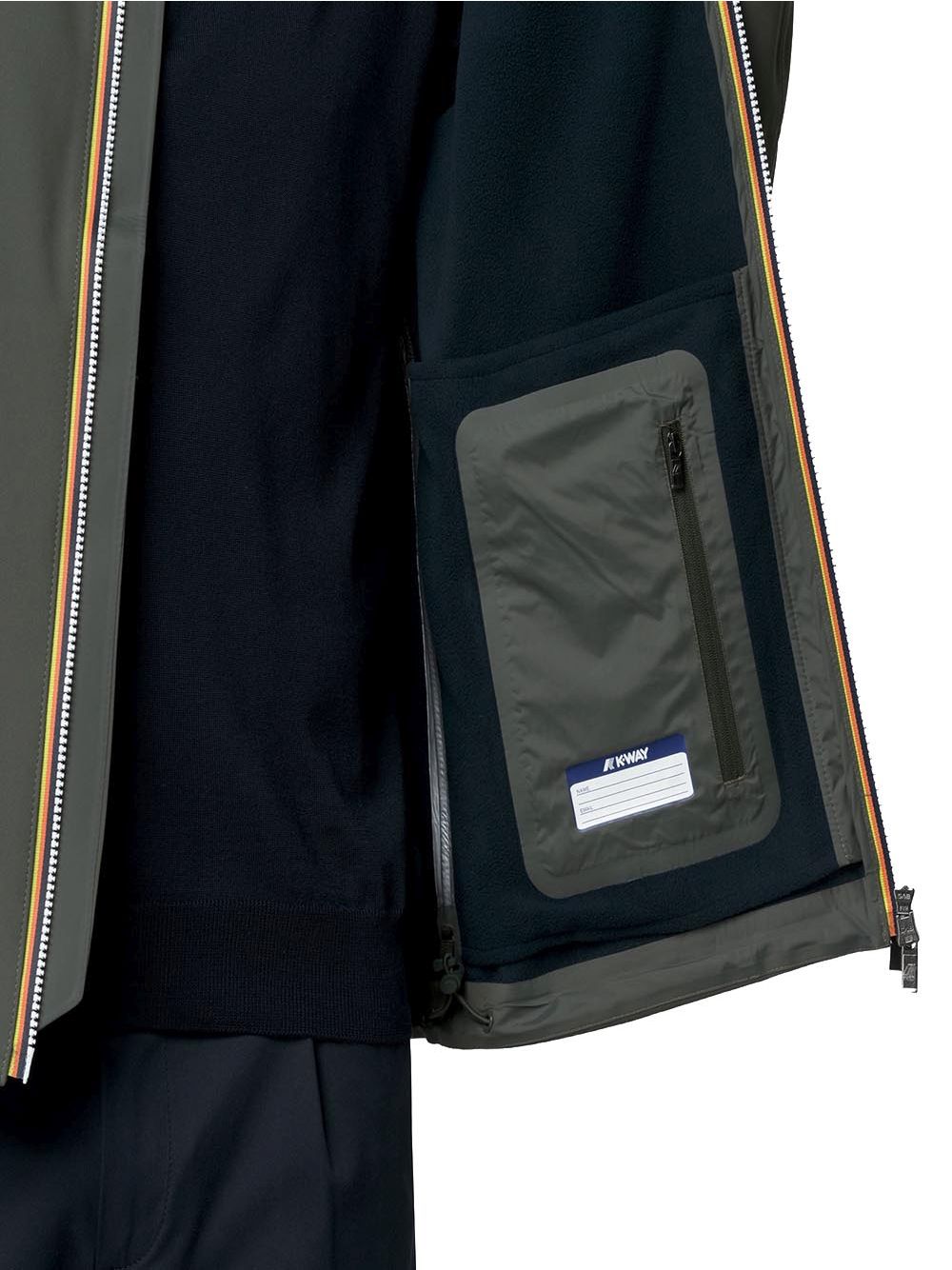 Giubbotto K-Way JACKO BONDED Uomo - Verde