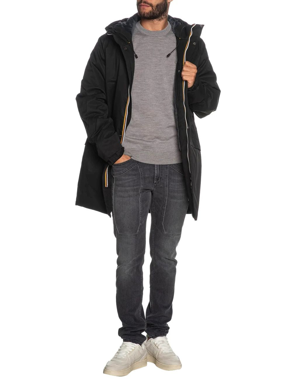 Giubbotto K-Way JARNO TWILL MARMOTTA Uomo - Blu