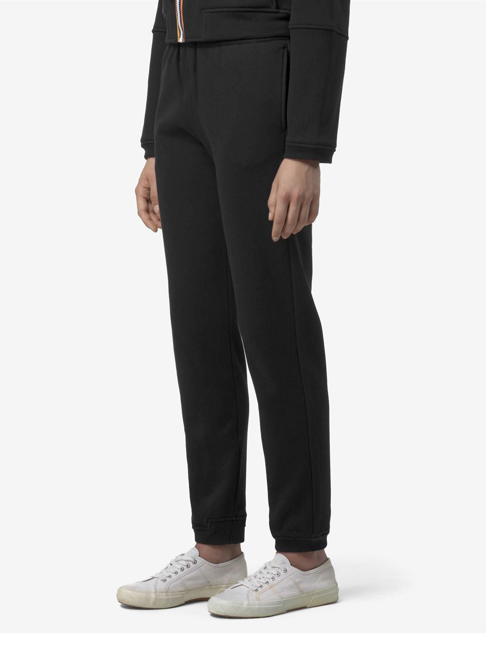 Pantalone Felpa K-Way PHILBERT BRUSHED PC Unisex - Nero