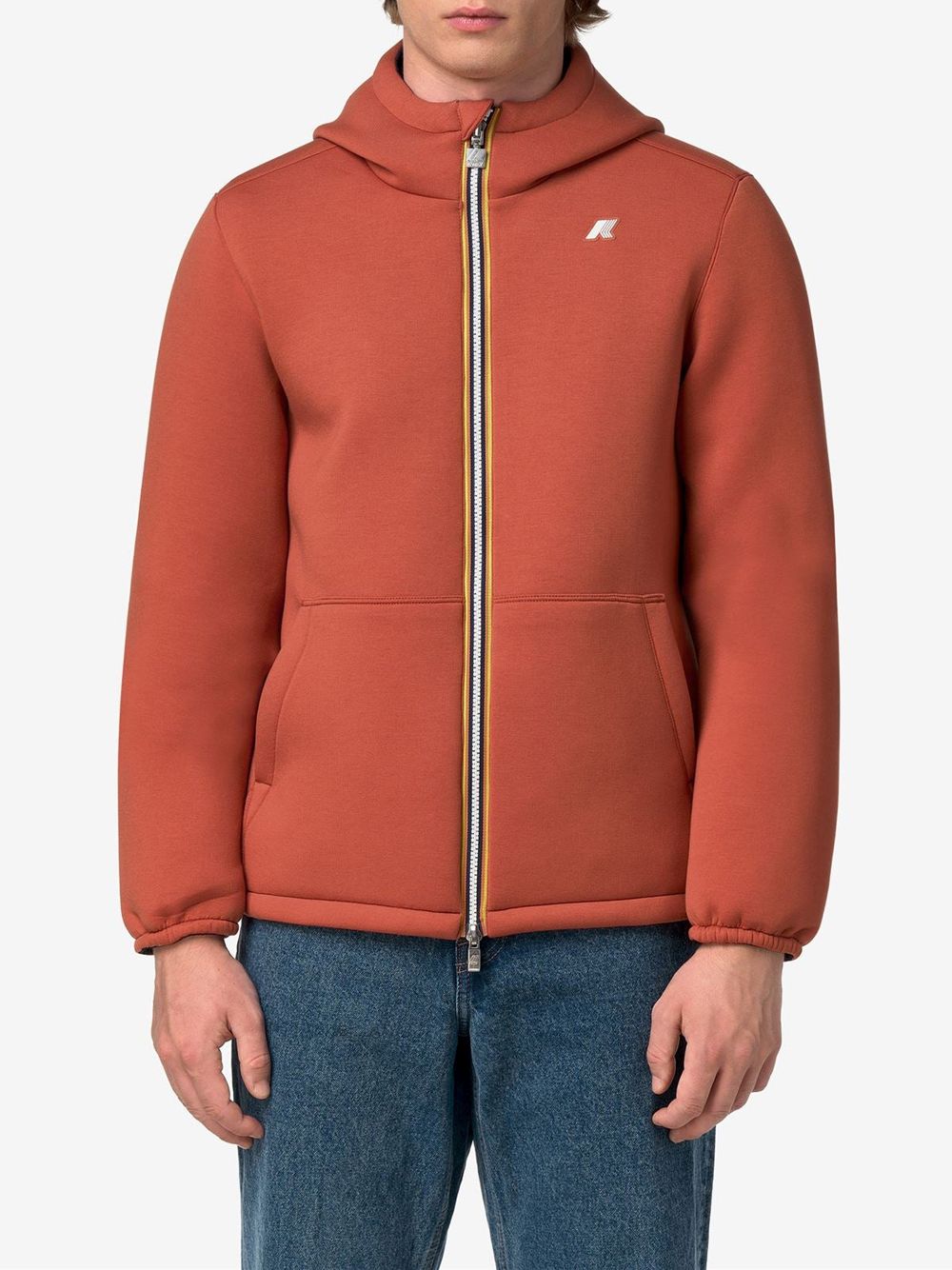 Giubbotto K-Way JACK SPACER NYLON DOUBLE Uomo - Arancione