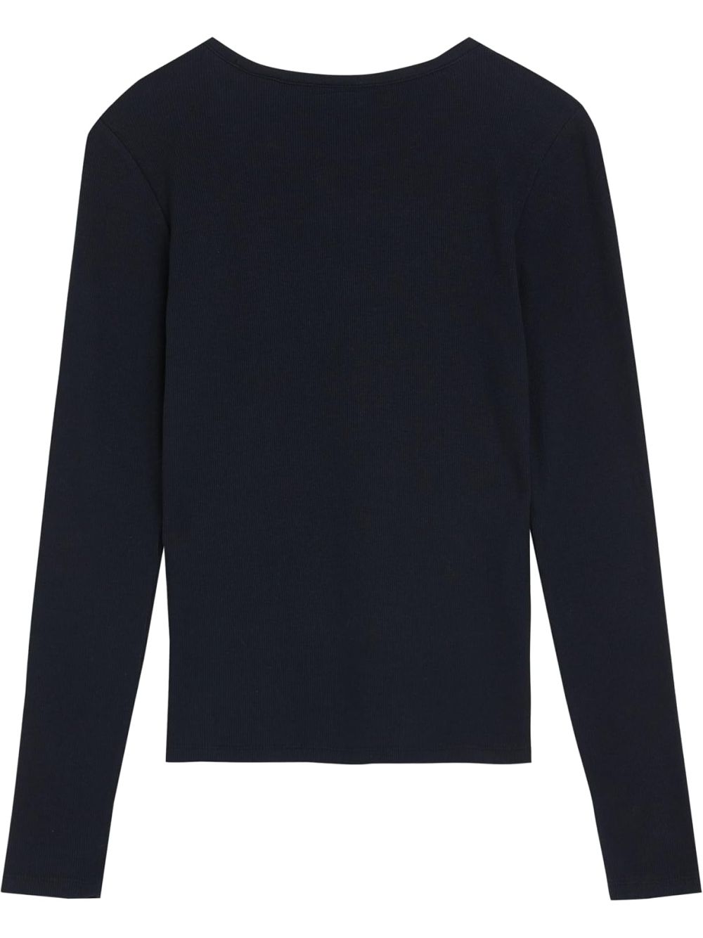 T-shirt Levi's HAYES LS TEE WARM CABERNET RIB Donna - Nero