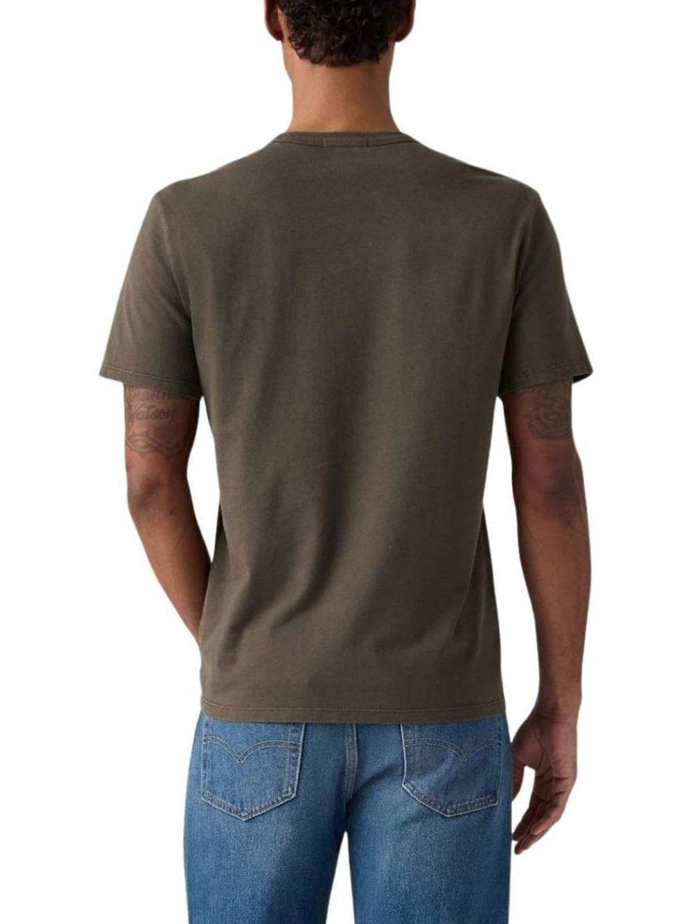 T-shirt Levi's LEVI'S ORIGINAL TEE GARMENT DYE VINEYARD Uomo - Marrone