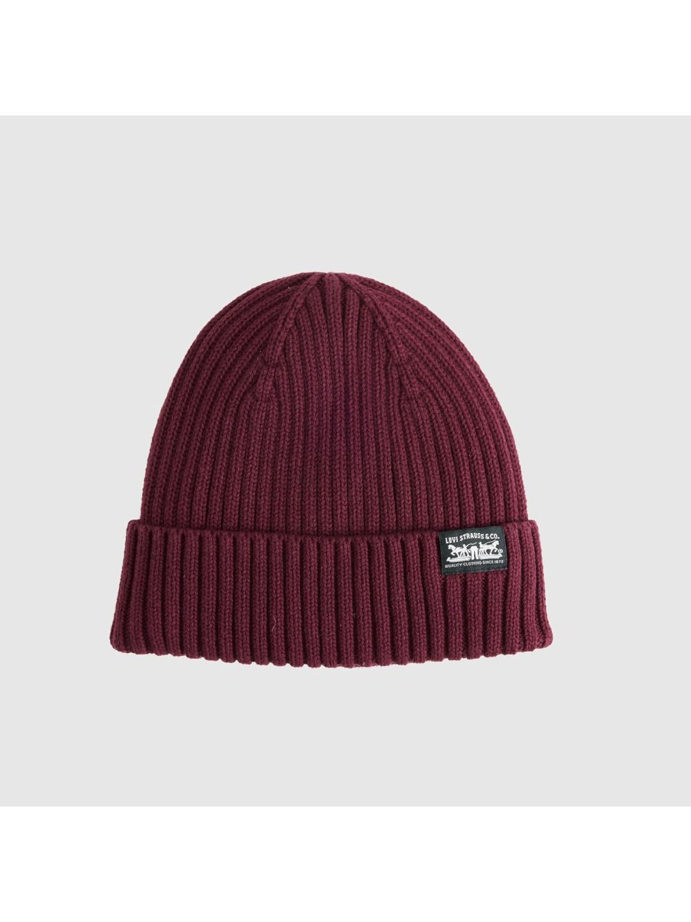 Cappello Levi's SUNSET BEANIE TAWNY PORT Uomo - Viola