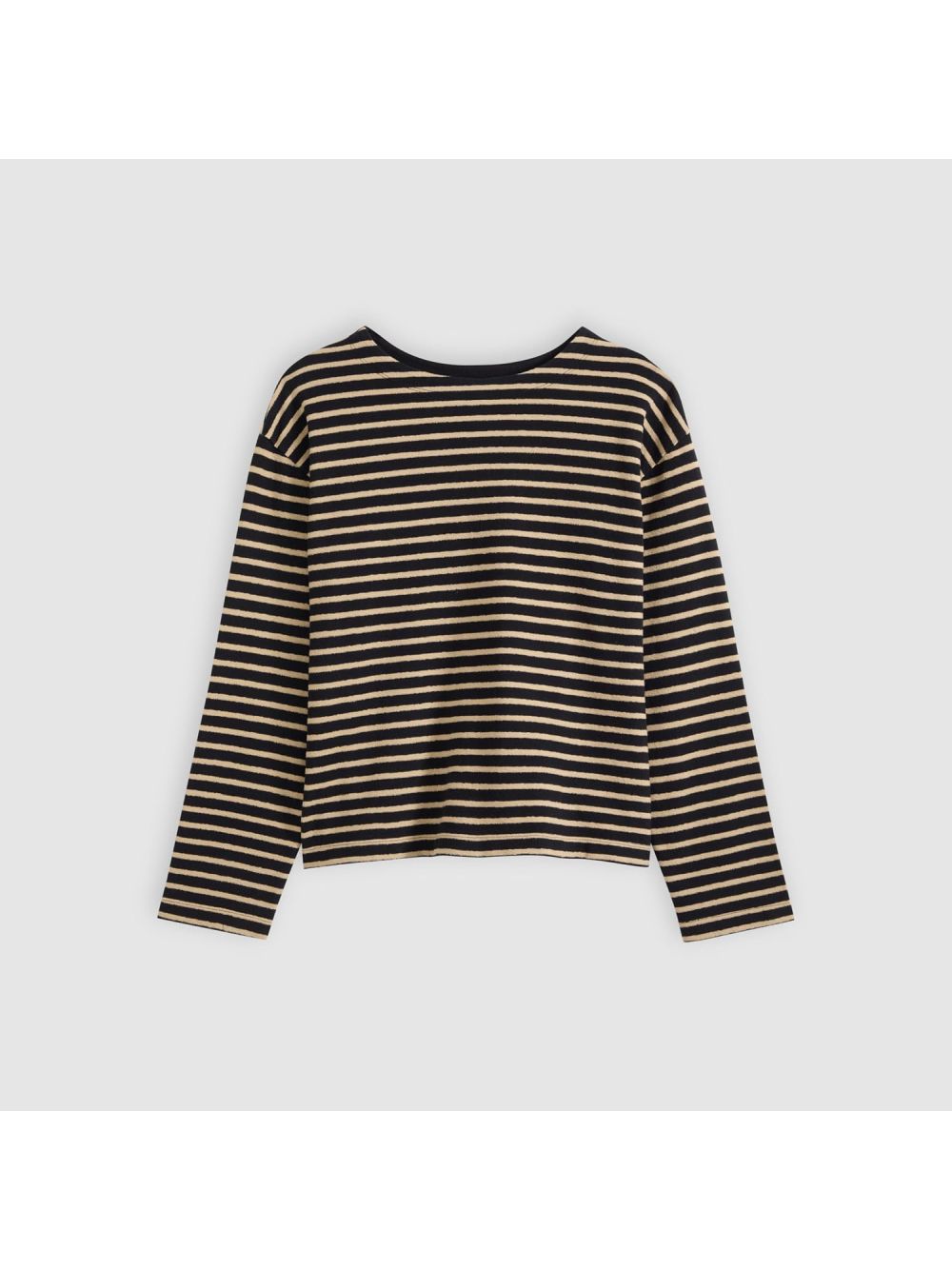 T-shirt Levi's ESME RELAXED LONG SLEEVE ALLIE STRIPE AN Donna - Nero