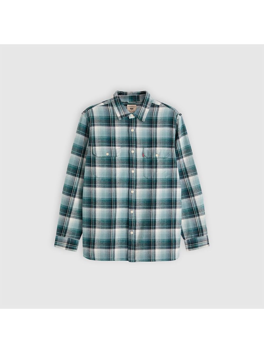Camicia Levi's JACKSON WORKER EMIL PLAID STORMY SEA PLA Uomo - Blu