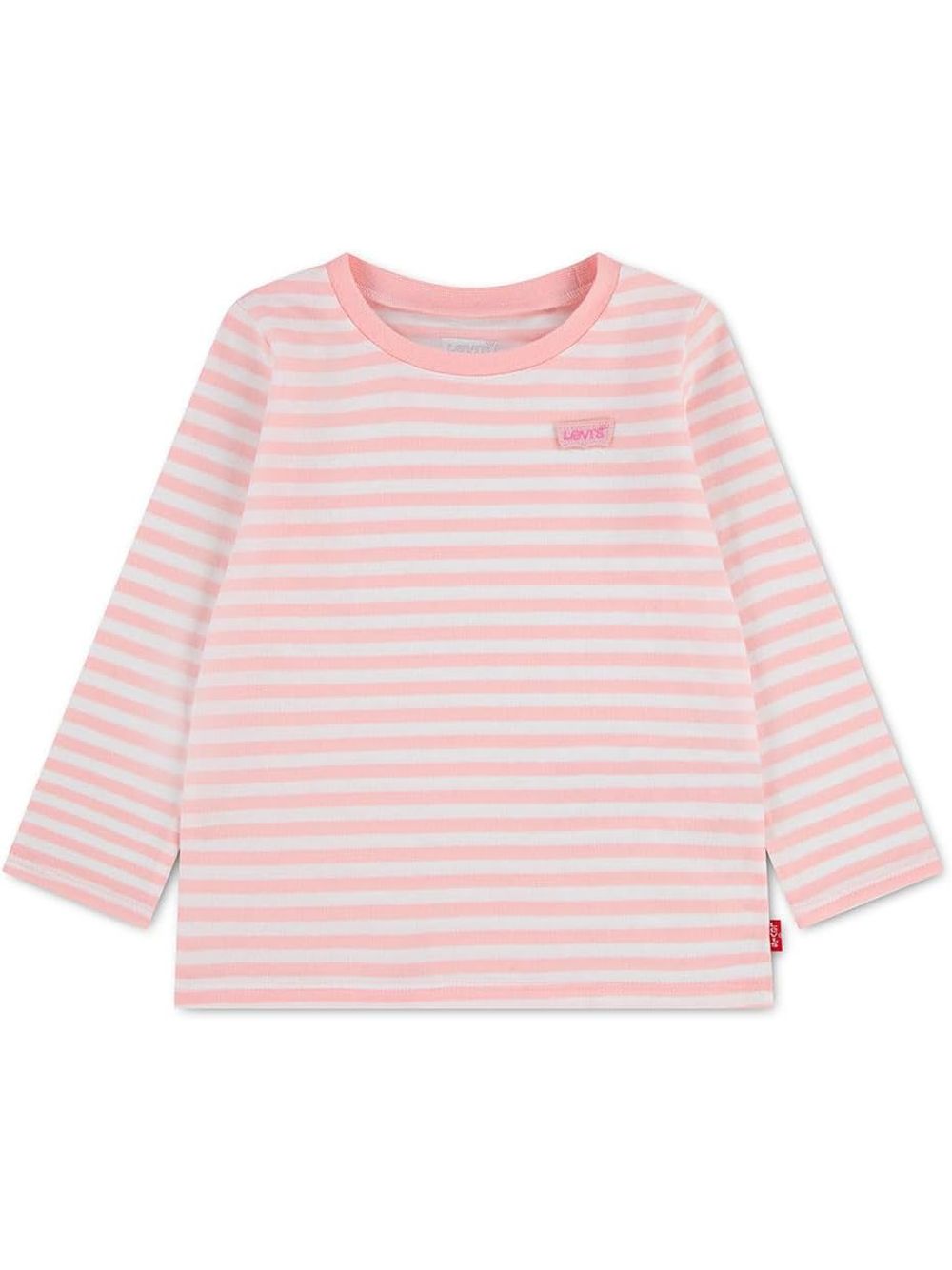 T-shirt Levi's STRIPE LS TEE Bambina - Rosa