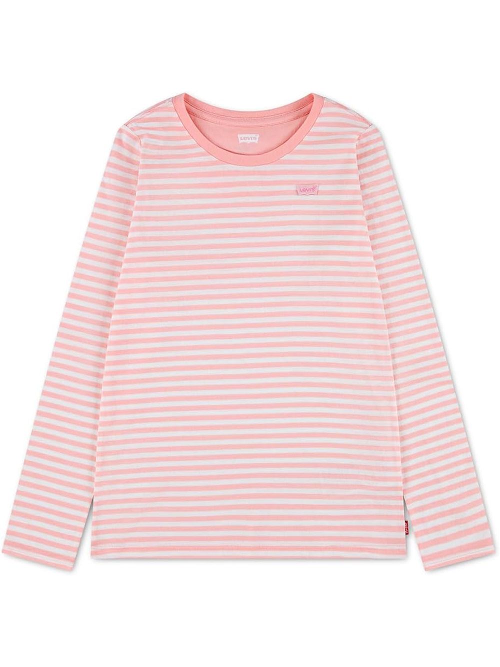 T-shirt Levi's STRIPE LS TEE Bambina - Rosa