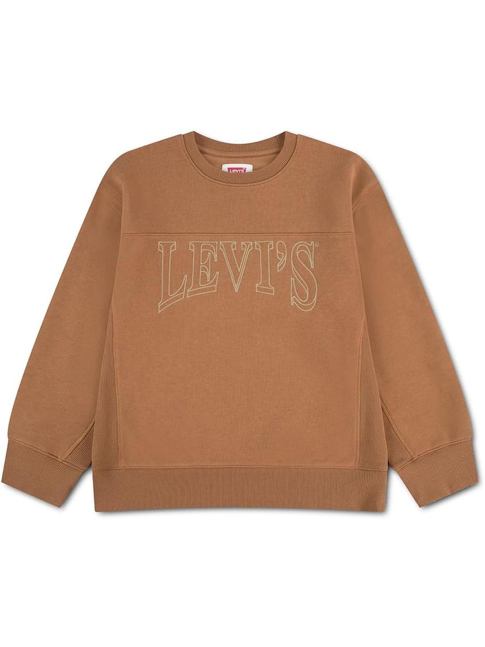 Felpa Levi's VINTAGE COLLEGIATE CREWNEC Bambino - Arancione