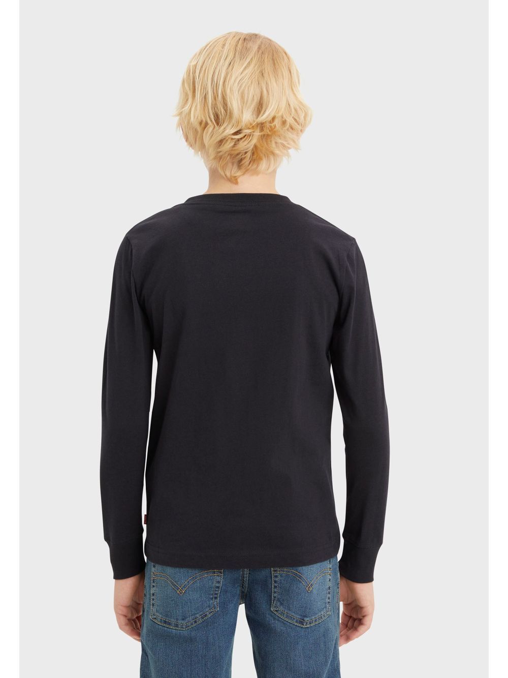 T-shirt Levi's LS GRAPHIC Bambino - Nero