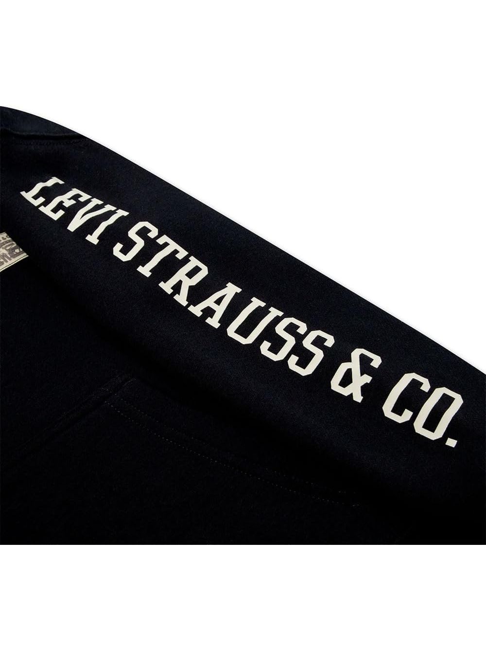 Felpa Levi's SLEEVE HIT HOODIE Bambino - Nero