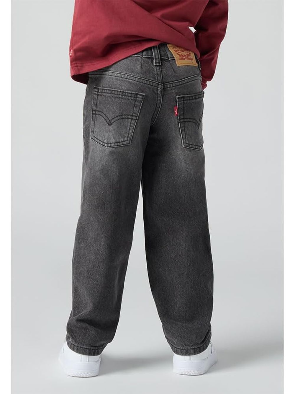Jeans Levi's STAY LOOSE TAPER JEANS Bambino - Nero