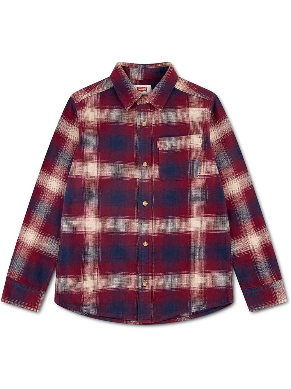 Camicia Levi's SHADOW PLAID SHIRT Bambino - Marrone