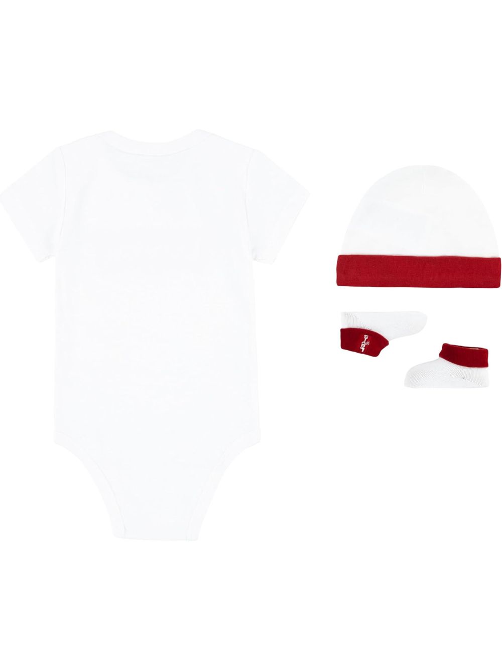 Set Levi's BATWING ONESIE HAT BOOTIE Bambino - Bianco