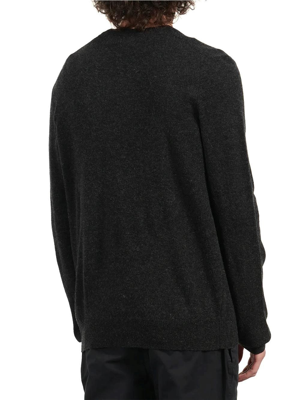 Pullover Lyle & Scott LAMBSWOOL BLEND CREW NECK JUMP Uomo - Nero