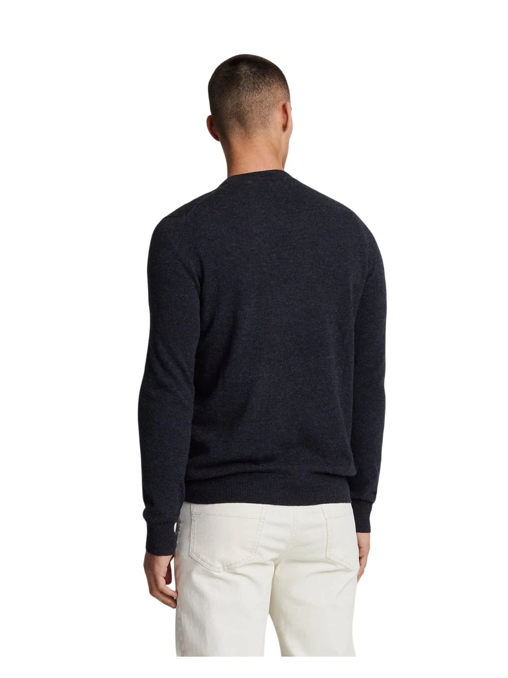 Pullover Lyle & Scott LAMBSWOOL BLEND CREW NECK JUMP Uomo - Blu