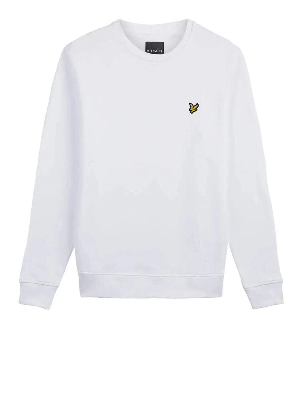Felpa Lyle & Scott CREW NECK BRUSHBACK Uomo - Bianco