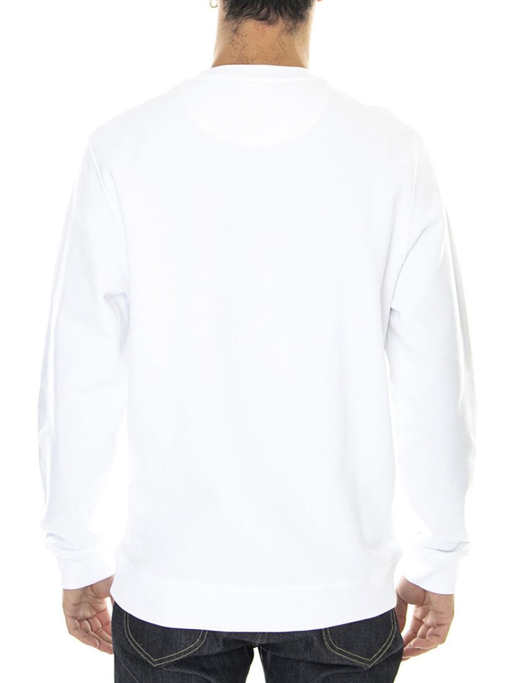 Felpa Lyle & Scott CREW NECK BRUSHBACK Uomo - Bianco