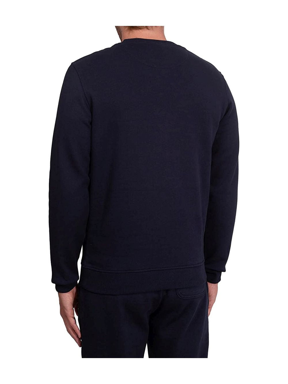 Felpa Lyle & Scott CREW NECK BRUSHBACK Uomo - Blu