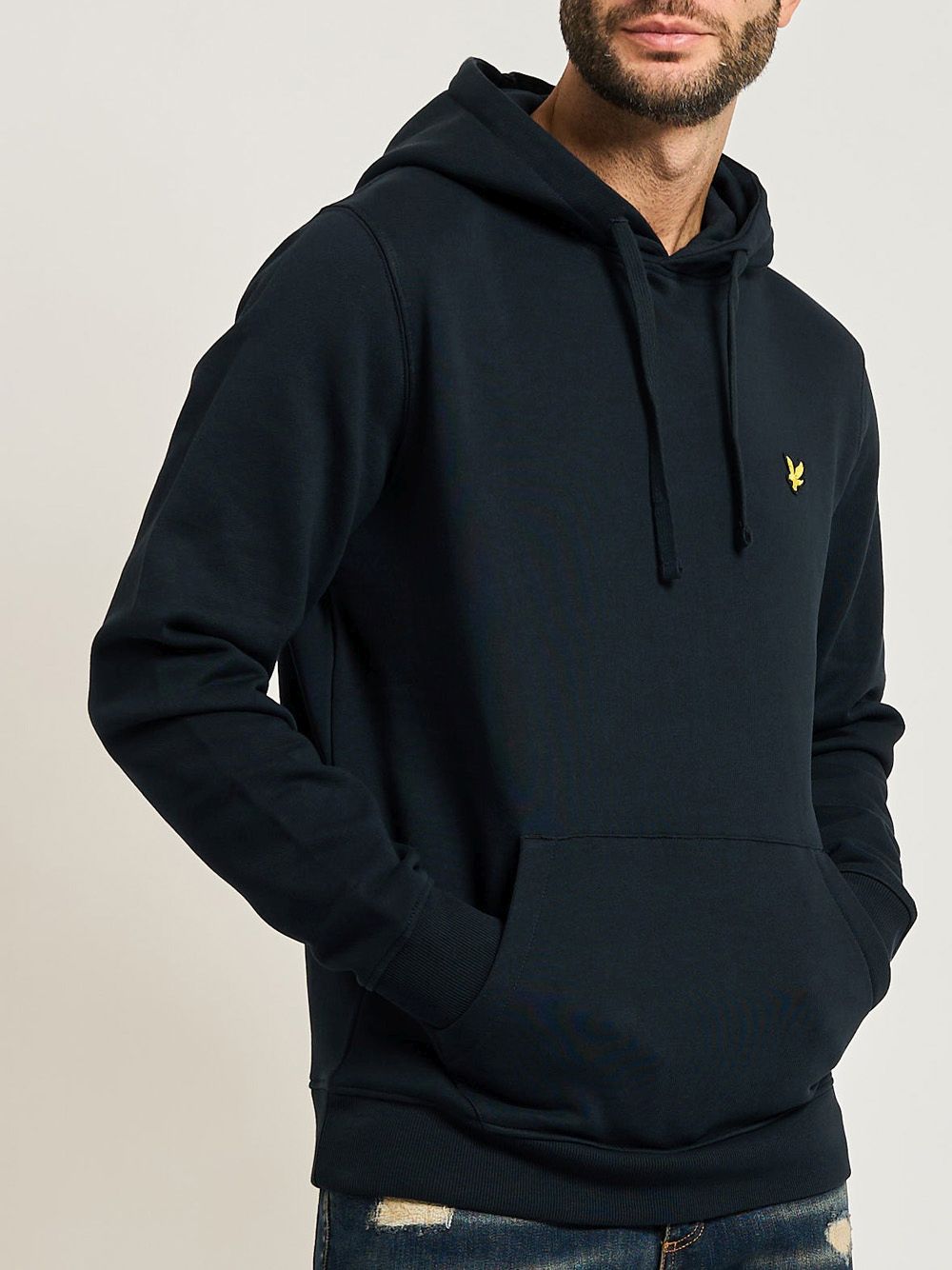 Felpa Lyle & Scott BRUSHBACK Uomo - Blu
