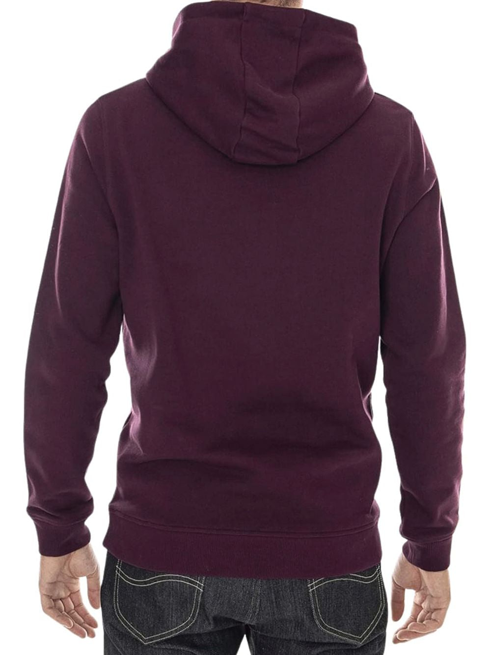 Felpa Lyle & Scott BRUSHBACK Uomo - Bordeaux