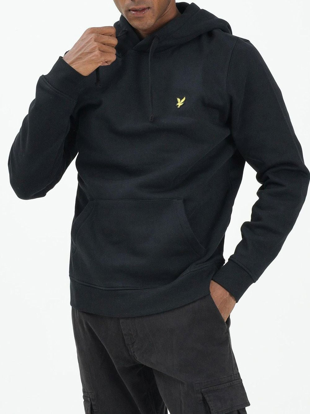 Felpa Lyle & Scott BRUSHBACK Uomo - Nero